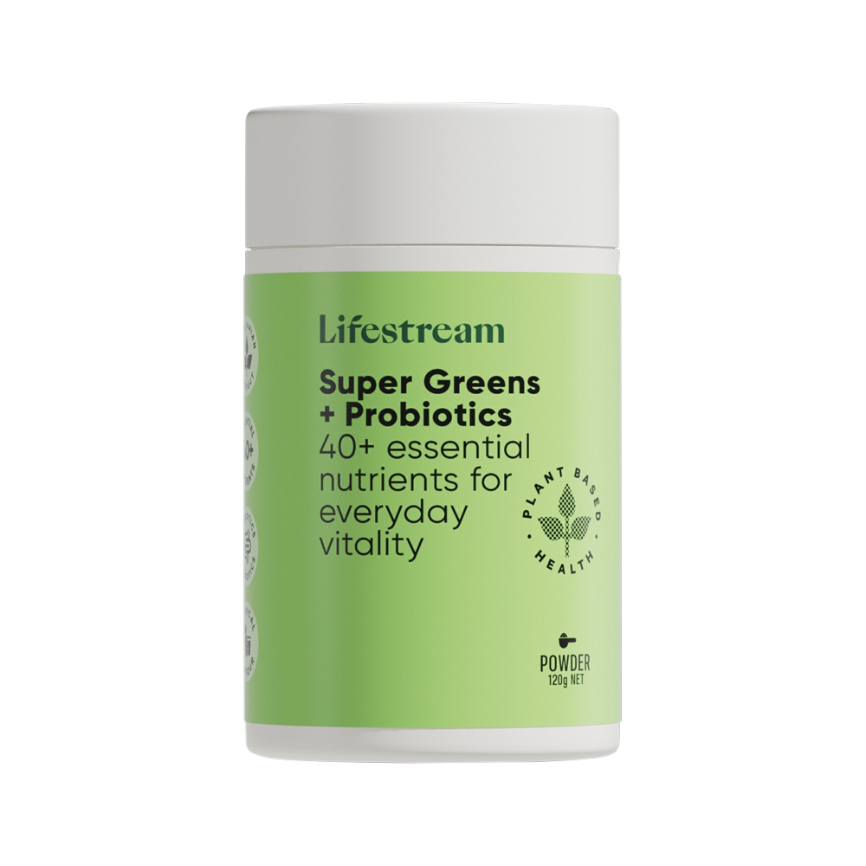 Lifestream Super Greens Plus Probiotics 120g