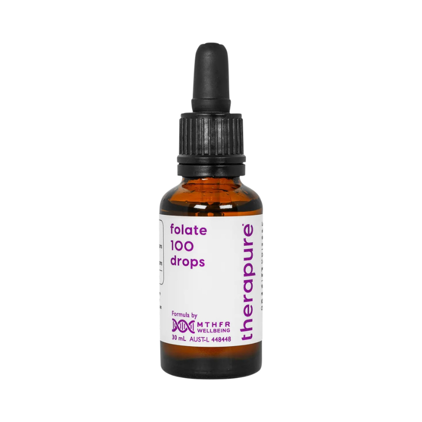 Therapure By Mthfr Wellbeing Folate 100 Drops 30ml