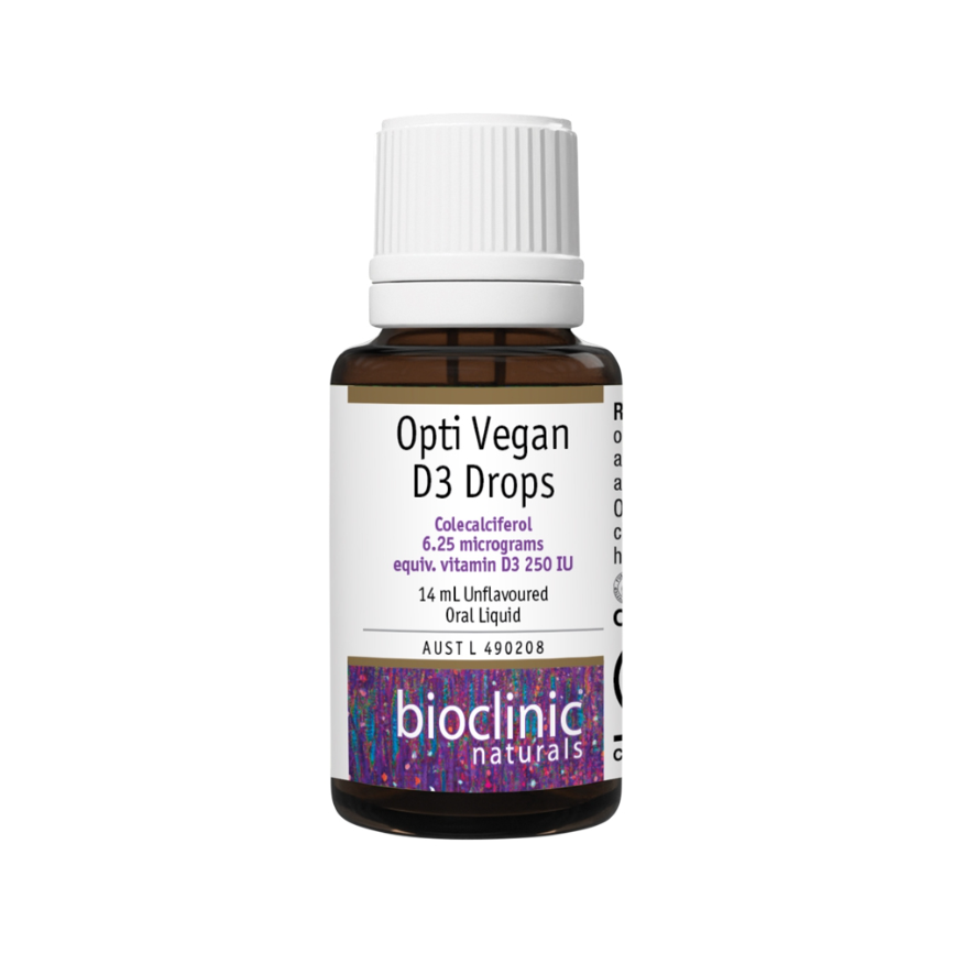 Bioclinic Naturals Opti Vegan D3 Drops 14ml
