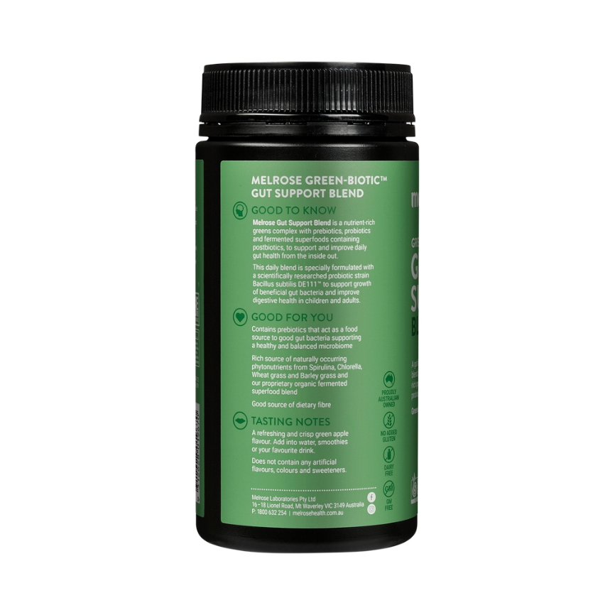 Melrose Green Biotic Gut Support Blend Apple 120g
