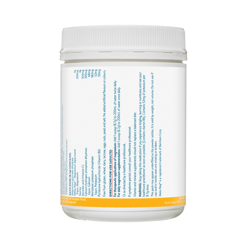 Ethical Nutrients Mega Magnesium Powder Raspbrry 450g