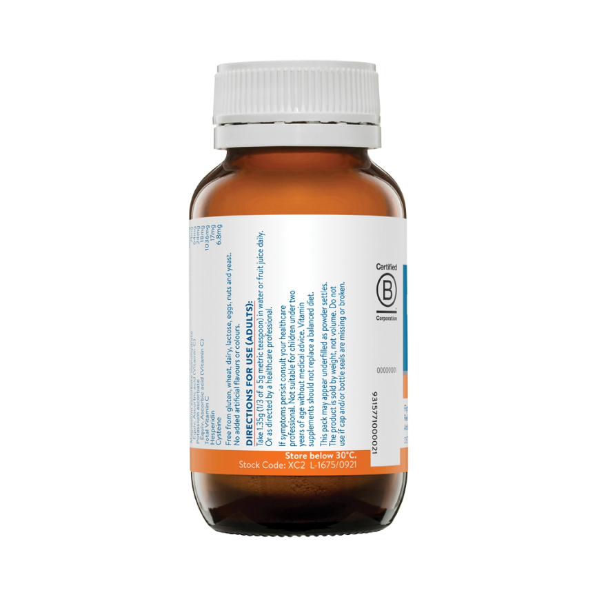 Ethical Nutrients Extra C 1000mg Powder Orange 100g