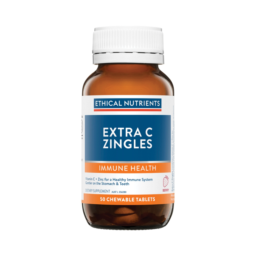 Ethical Nutrients Extra C Zingles Chewable Berry 50t
