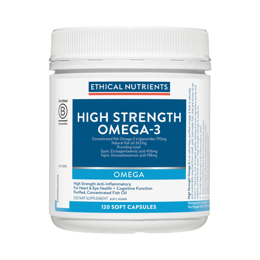 Ethical Nutrients High Strength Omega 3 120c