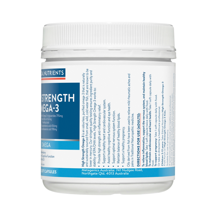 Ethical Nutrients High Strength Omega 3 120c