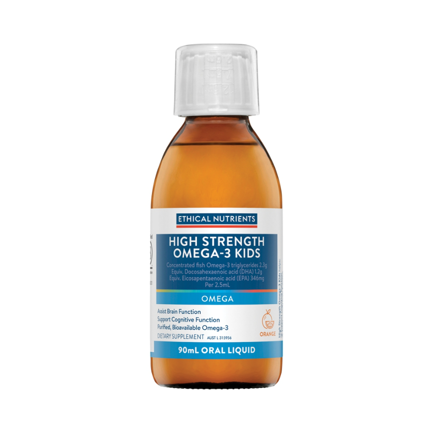 Ethical Nutrients Hgh Strength Omega 3 Kids Orange 90ml
