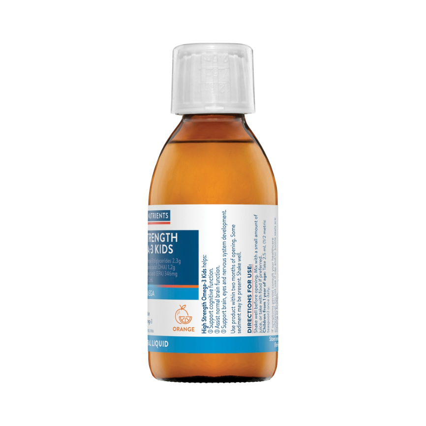 Ethical Nutrients Hgh Strength Omega 3 Kids Orange 90ml