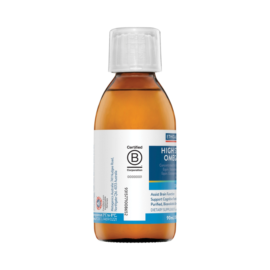 Ethical Nutrients Hgh Strength Omega 3 Kids Orange 90ml