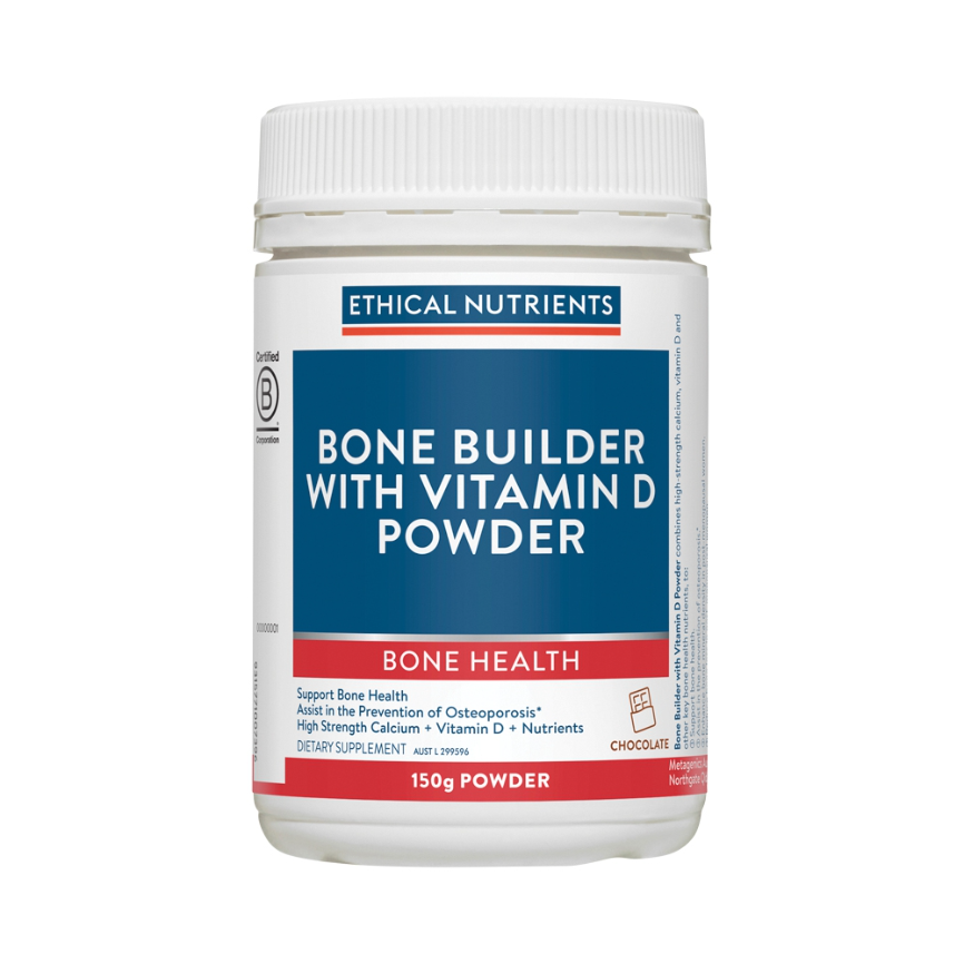 Ethical Nutrients Bone Builder Vitamin D Powder Choc 150g