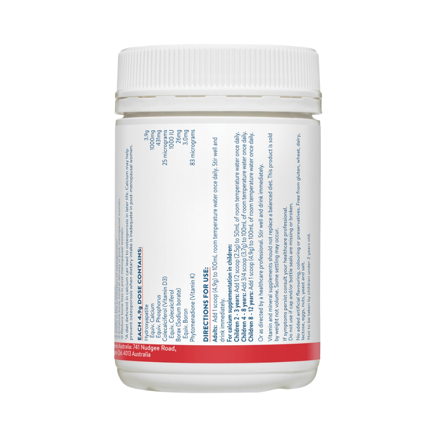 Ethical Nutrients Bone Builder Vitamin D Powder Choc 150g
