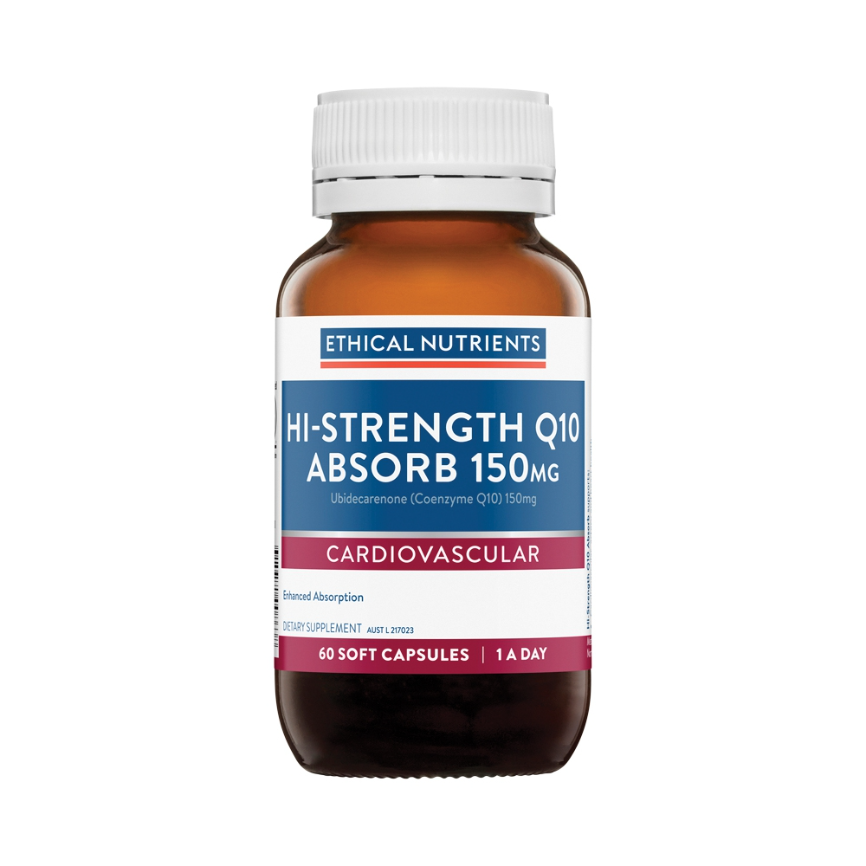 Ethical Nutrients Hi Strength Q10 Absorb 150mg 60c