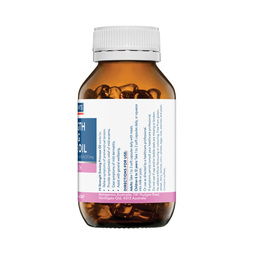 Ethical Nutrients Hi Strength Evening Primrose Oil 60c