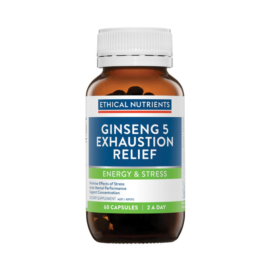 Ethical Nutrients Ginseng 5 Exhaustion Relief 60c