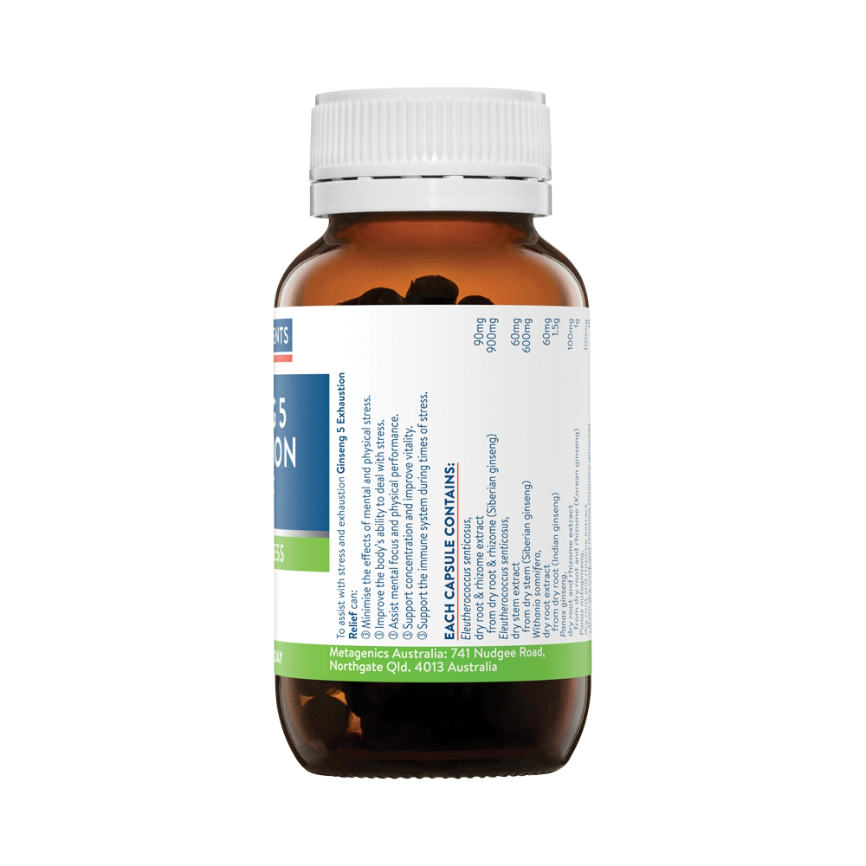 Ethical Nutrients Ginseng 5 Exhaustion Relief 60c