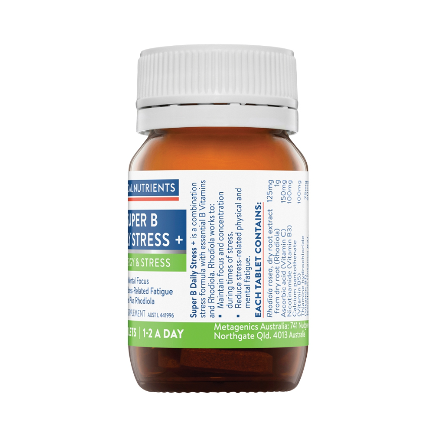 Ethical Nutrients Super B Daily Stress Plus 30t