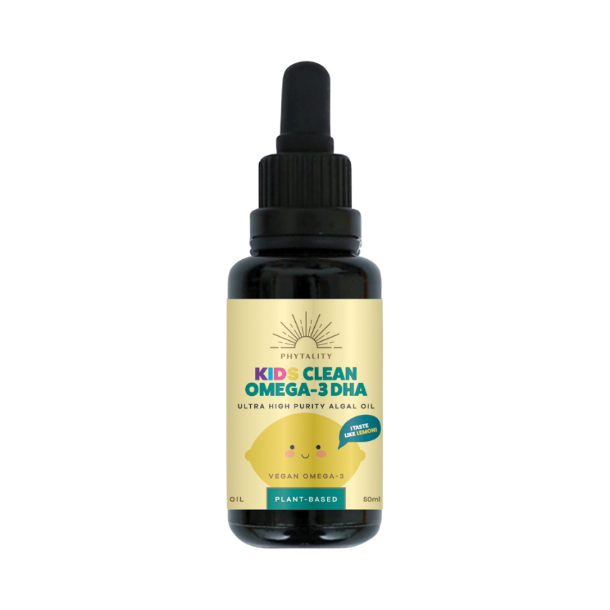 Phytality Kids Clean Omega 3 Dha Plant Based Lemon 50ml