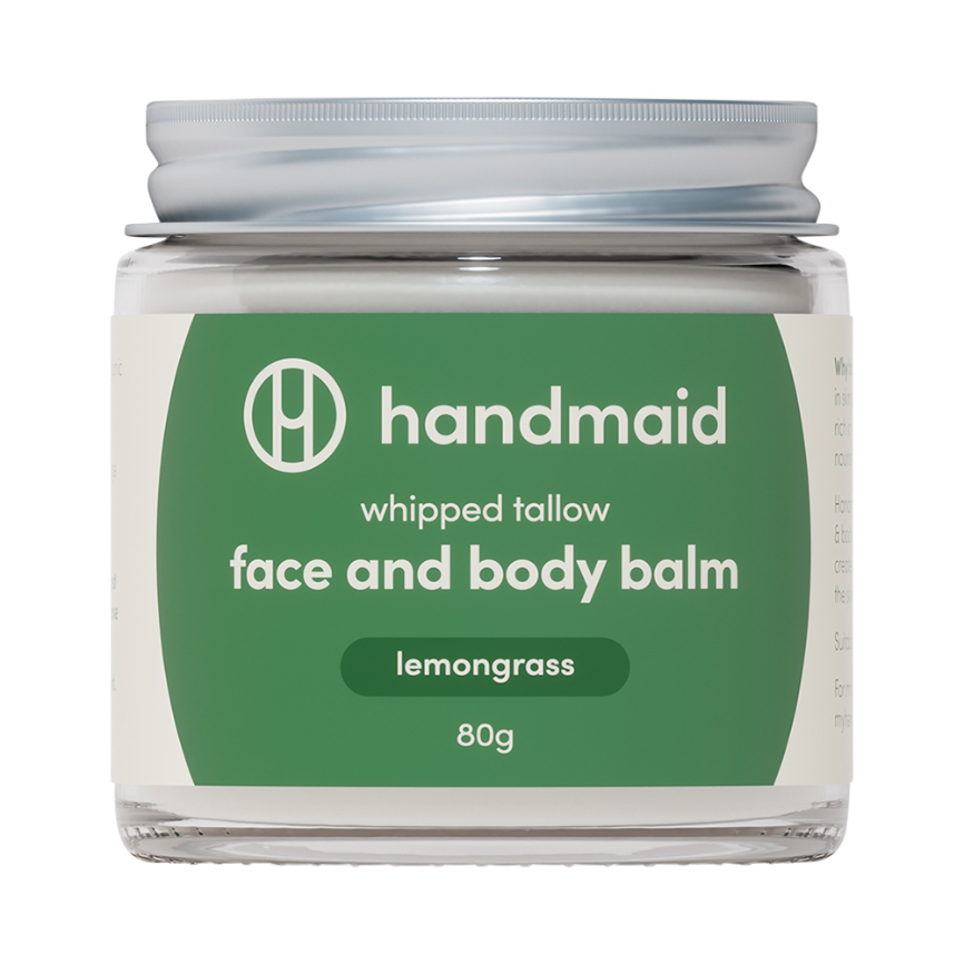 Handmaid Whipped Tallow Face Body Balm Lemongrass 80g