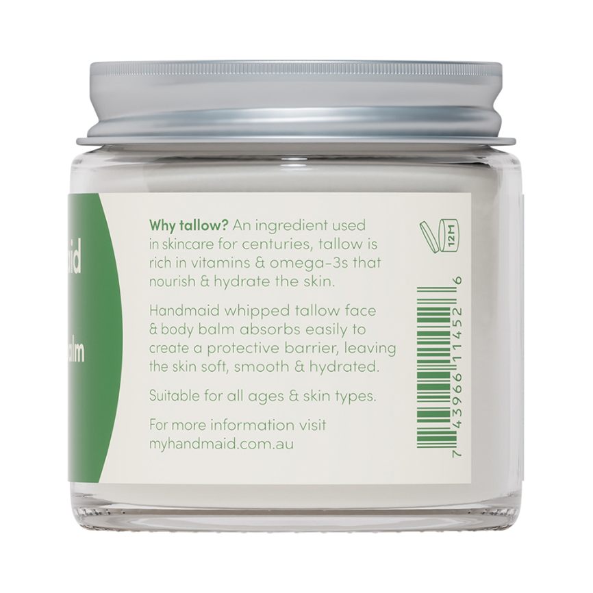 Handmaid Whipped Tallow Face Body Balm Lemongrass 80g