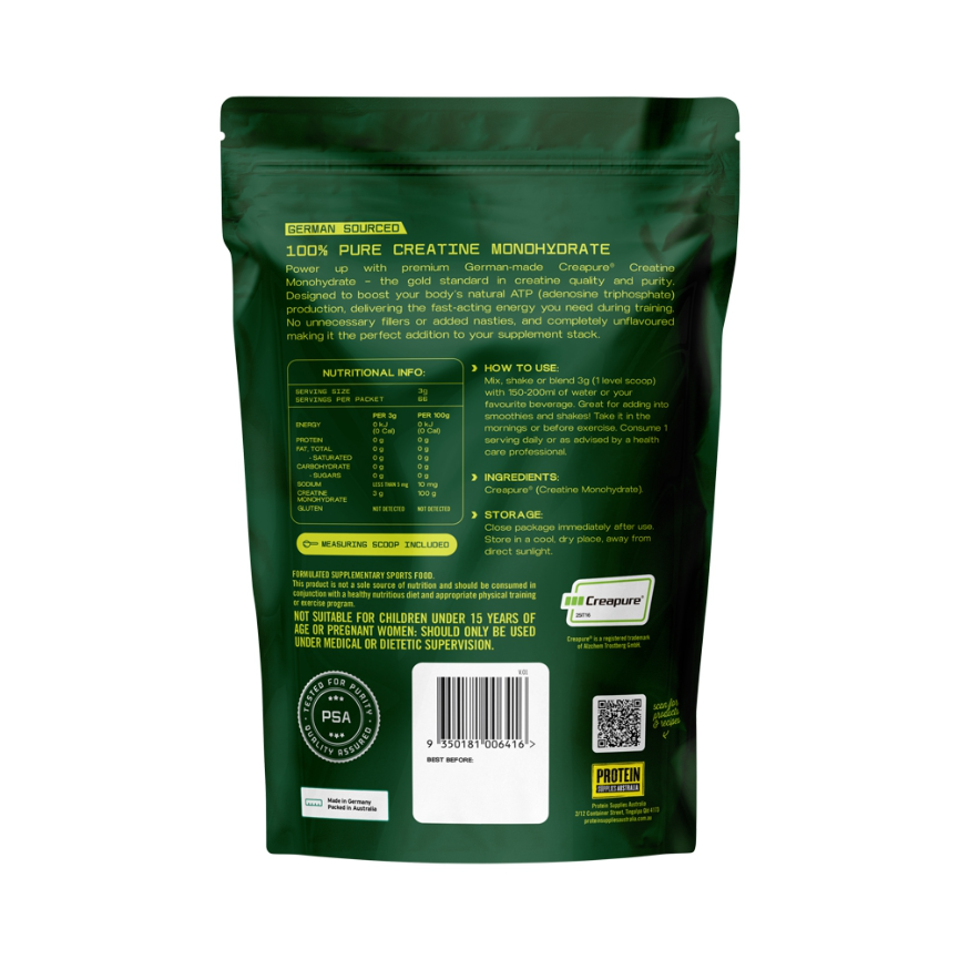 Protein Supplies Creatine German Sourced Unflav 200g