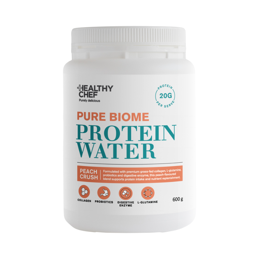 Healthy Chef Protein Water Pur Biome Peach Crush 600g