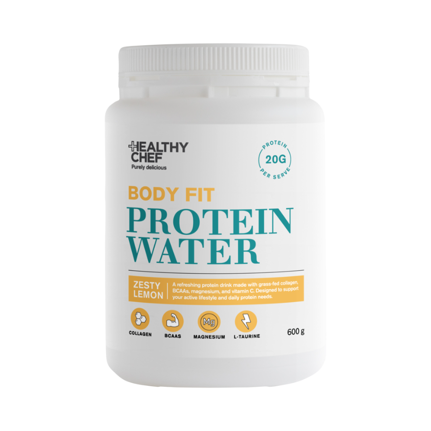 Healthy Chef Protein Water Body Fit Zesty Lemon 600g