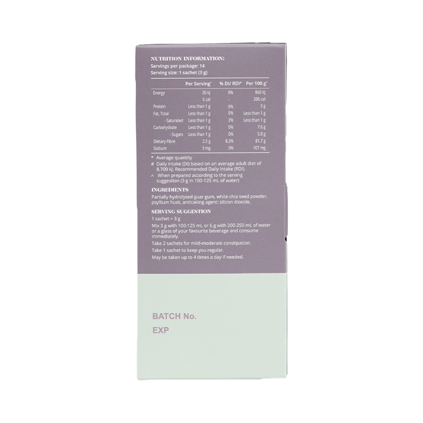 Perdays Prebiotic Fibre Unflav Sachet 3g X 14 Pack