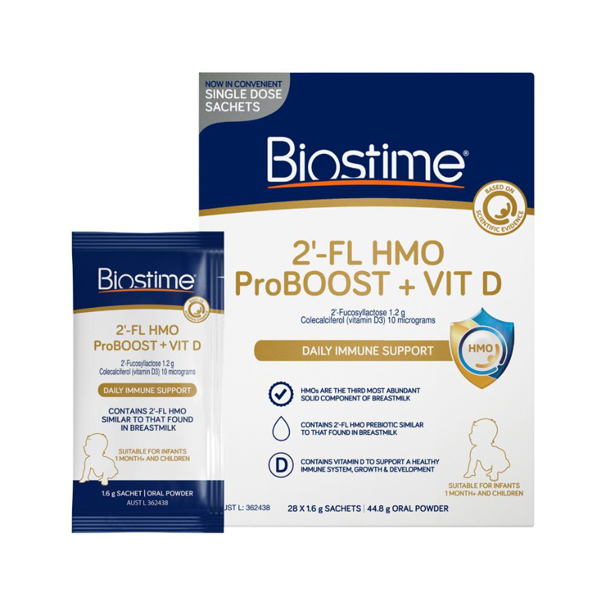 Biostime 2fl Hmo Proboost Plus Vitamin D 1.6gm Sachet