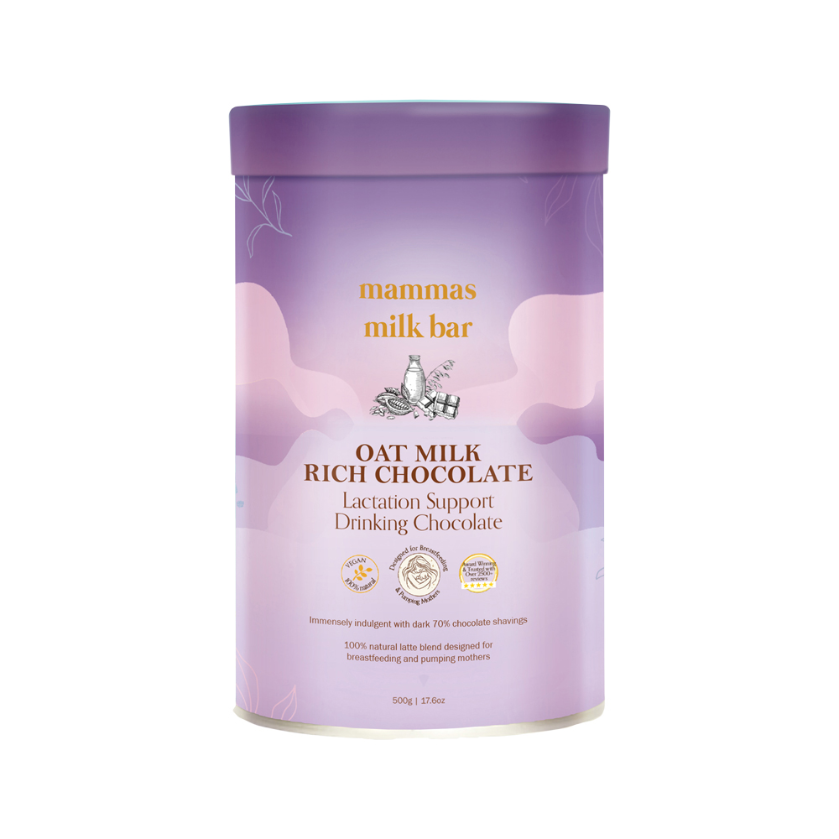 Mammas Milk Bar Oat Milk Choc Lactation Supp Drink Choc 500g