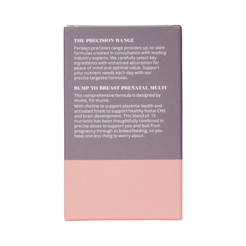 Perdays Bump To Breast Prenatal Multi 60t