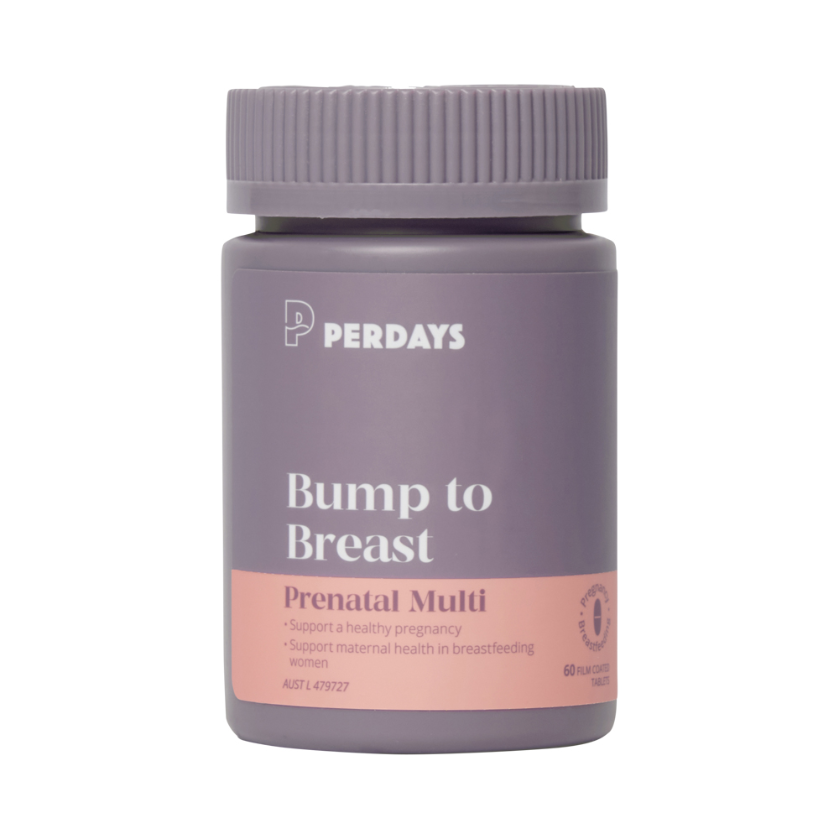 Perdays Bump To Breast Prenatal Multi 60t