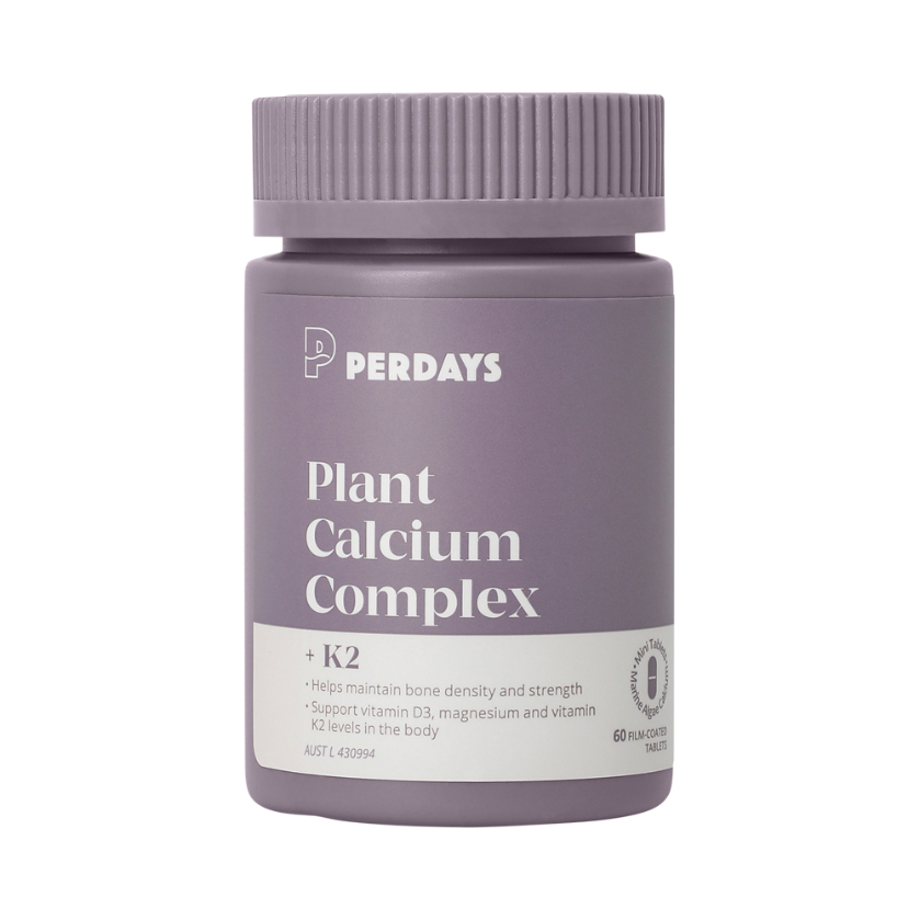 Perdays Plant Calcium Complex Plus K2 60t