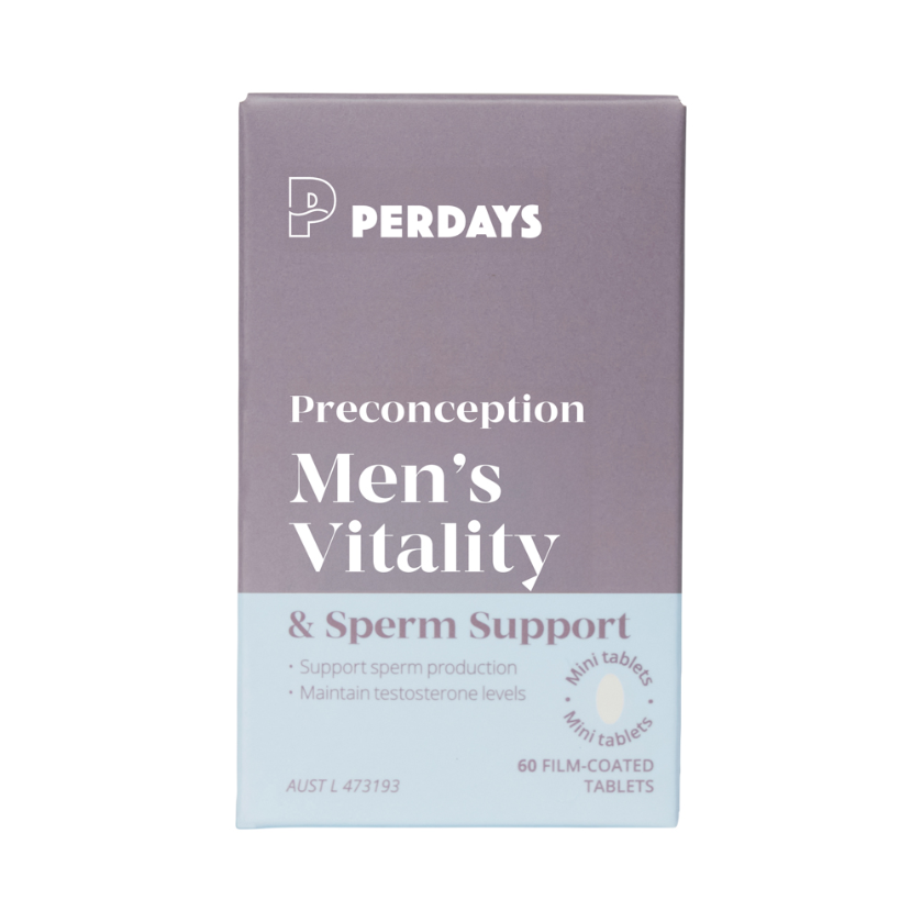 Perdays Preconception Mens Vitality And Sperm Support 60t