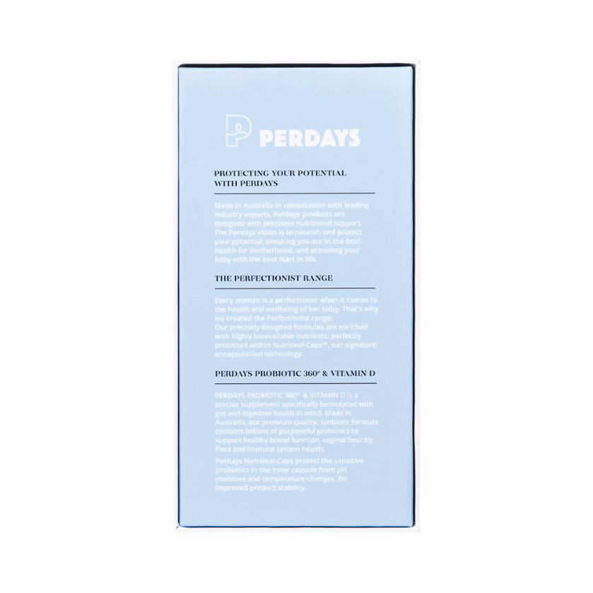 Perdays Probiotic 360 And Vitamin D 30c