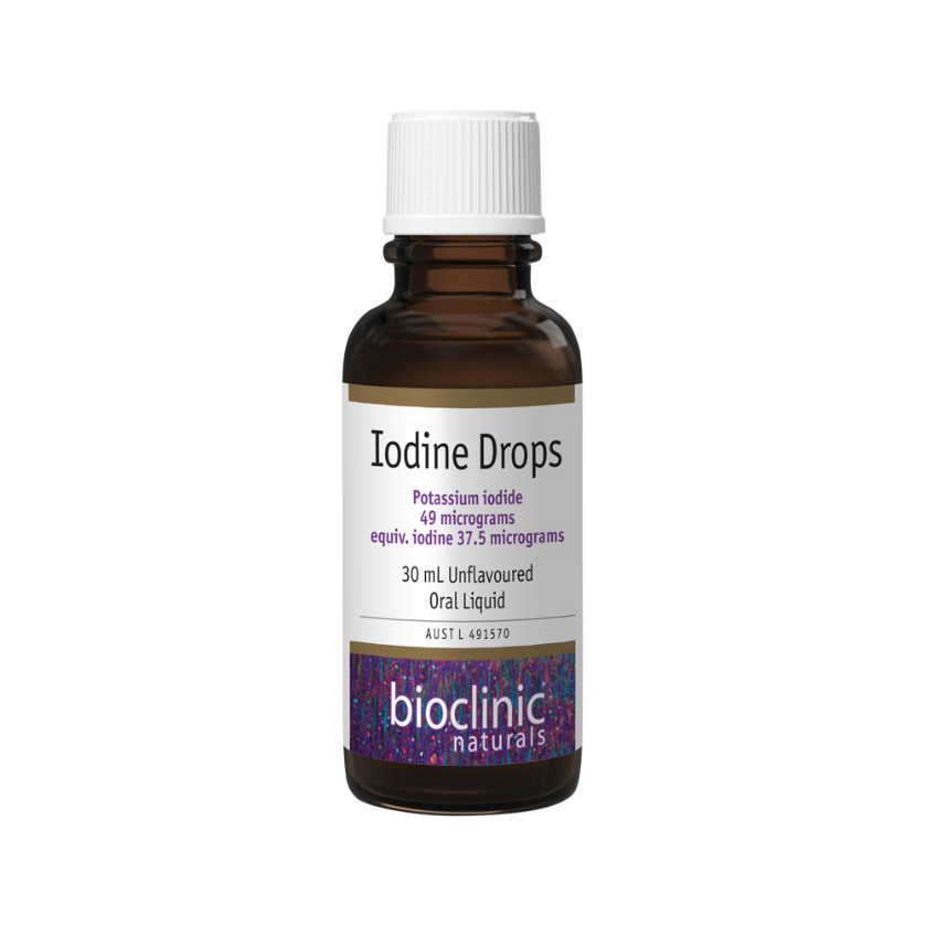 Bioclinic Naturals Iodine Drops Unflavoured 30ml