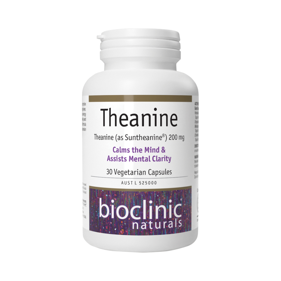Bioclinic Naturals Theanine 200mg 30vc