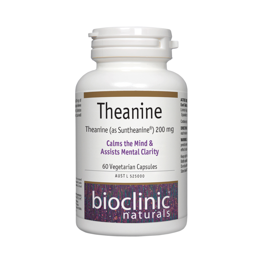 Bioclinic Naturals Theanine 200mg 60vc