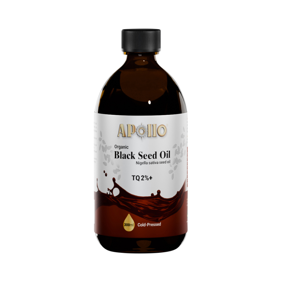 Apollo Organic Black Seed Oil Tq 2% 300ml