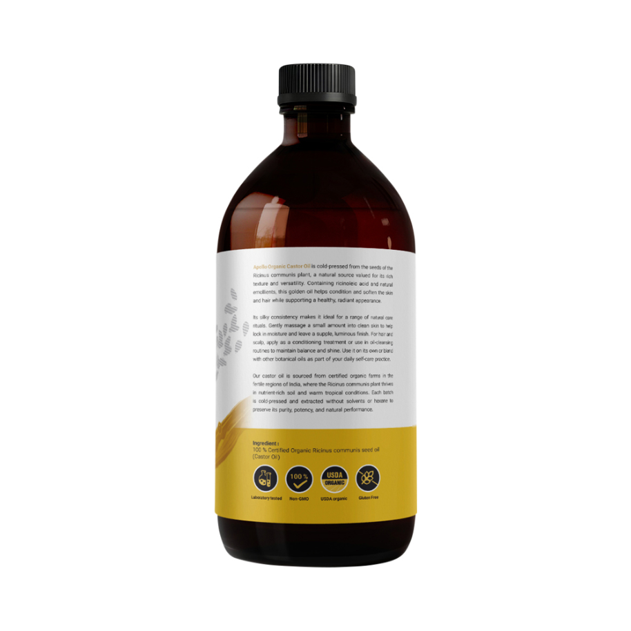Apollo Organic Castor Oil 300ml