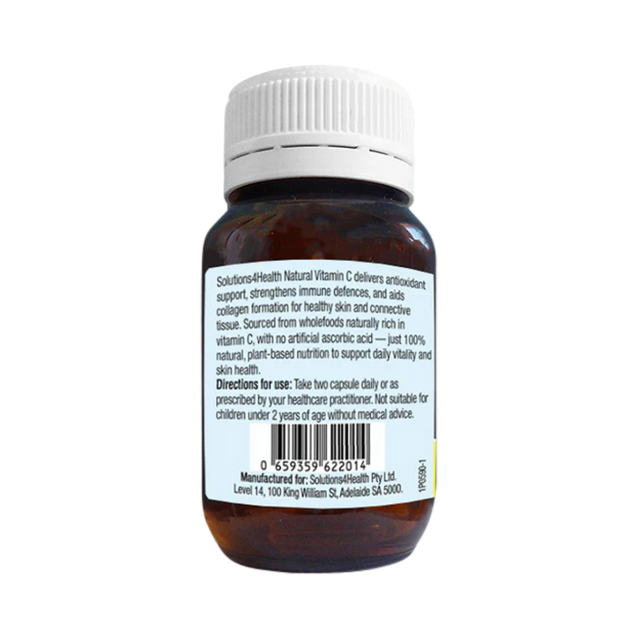 Solut 4 Health Natural Vitamin C 500mg 60vc
