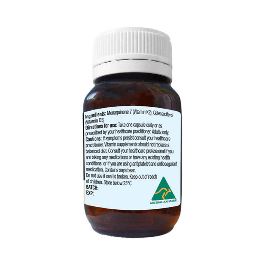 Solut 4 Health Vitamin D3 K2 60vc