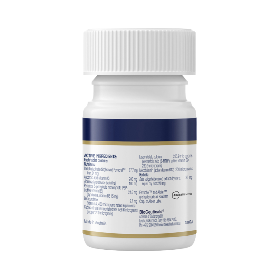 Bioceuticals Clinical Fe Bioactive 30t