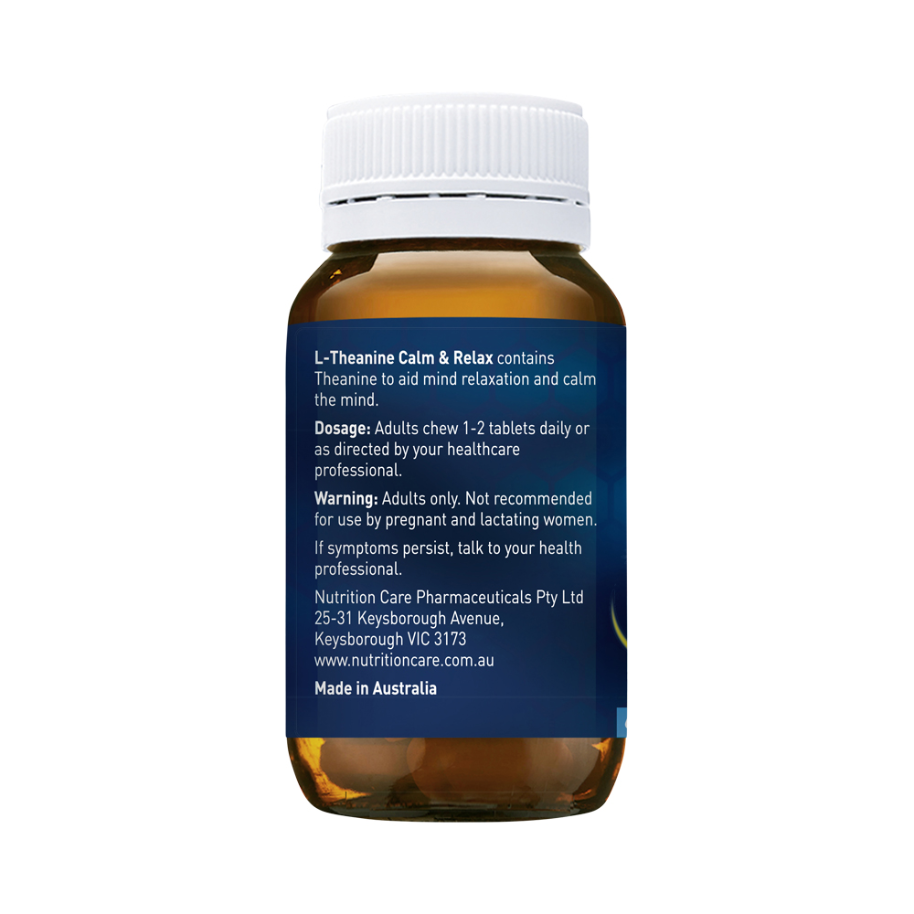 Nc By Nutrition Care L Theanine Calm Relax Chew 60t