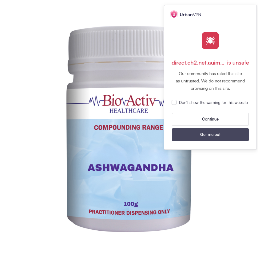 Bioactiv Compounding Ashwagandha 100g