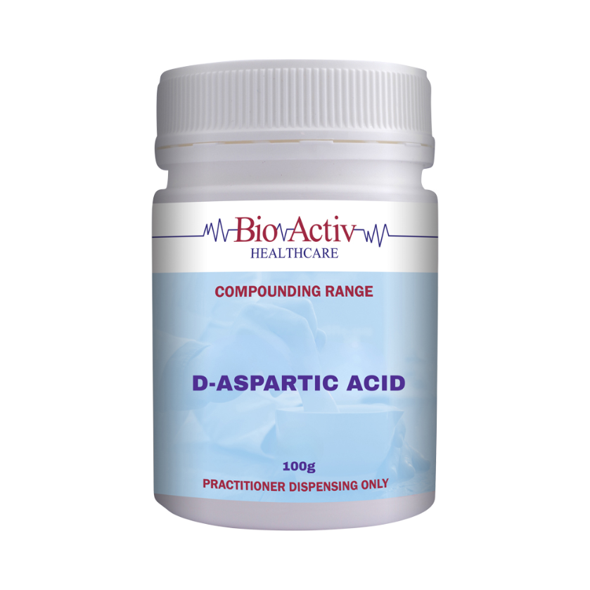 Bioactiv Compounding D Aspartic Acid 100g