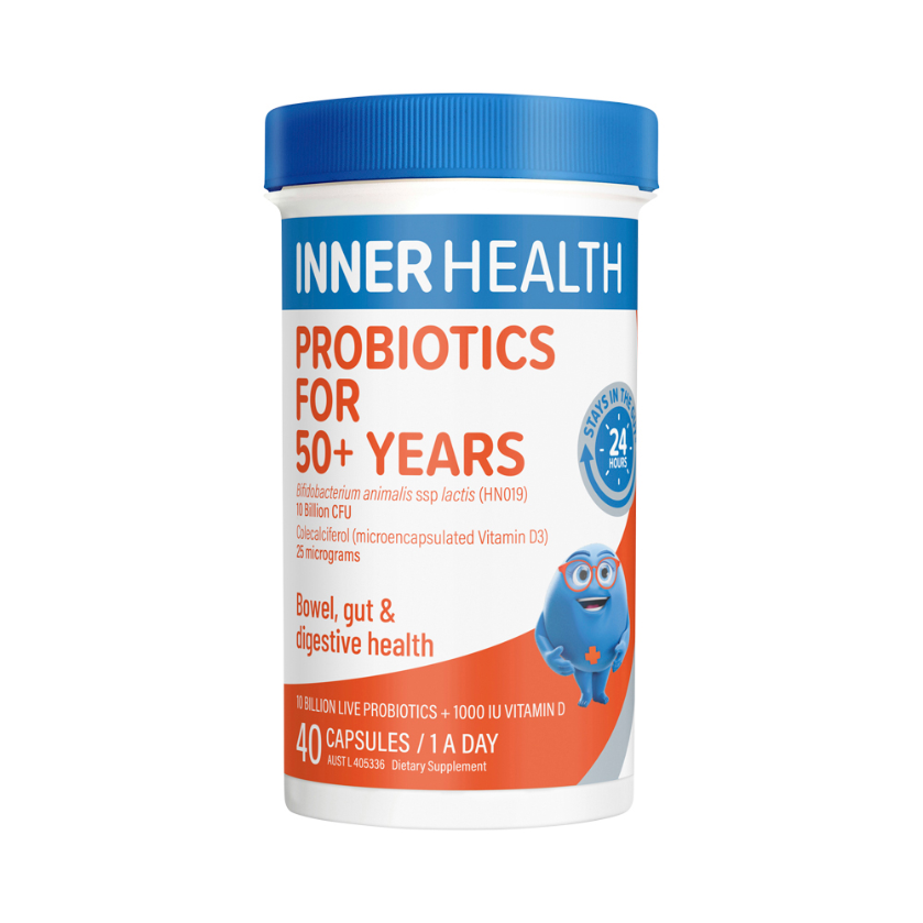 Inner Health Probiotics For 50 Plus Years 40c