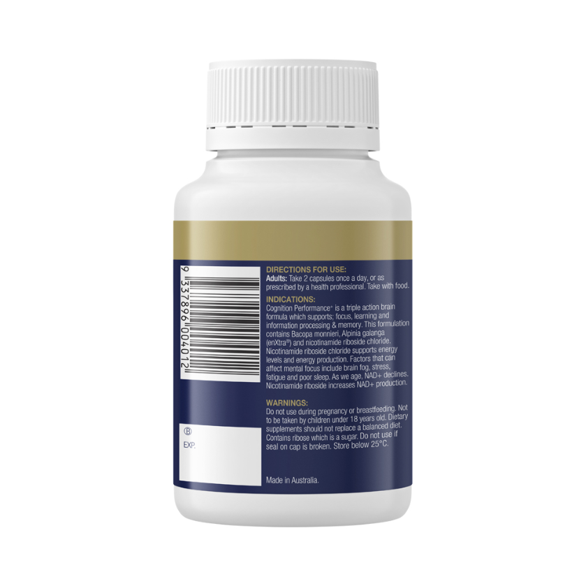 Bioceuticals Cognition Performance Plus 60vc