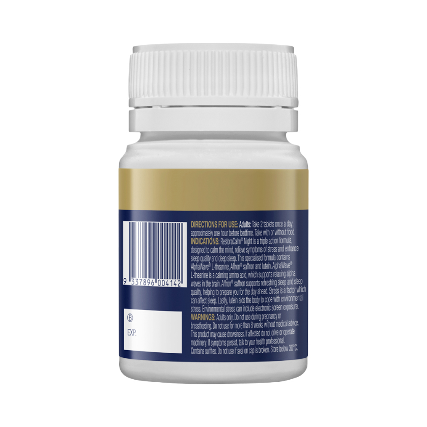 Bioceuticals Restoracalm Night 60vc
