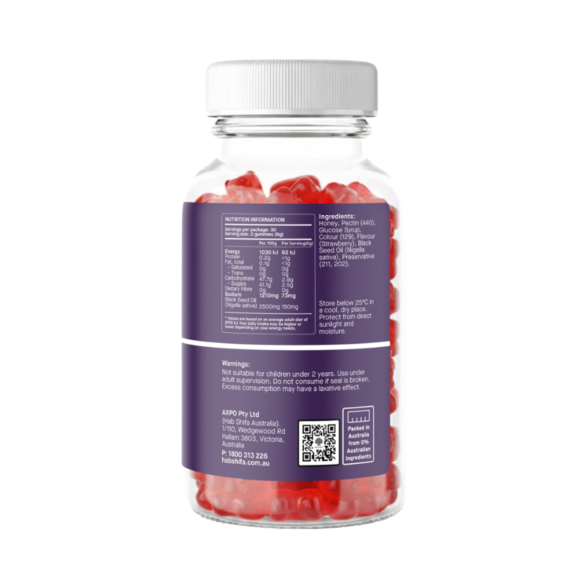Hab Shifa Black Seed Oil Gummies 60pk
