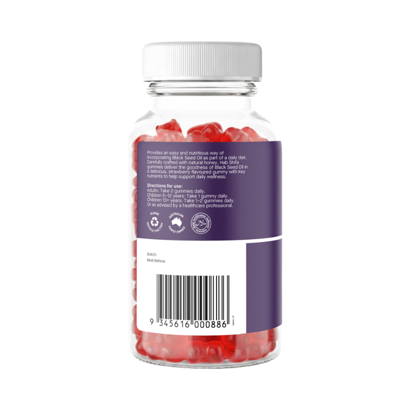Hab Shifa Black Seed Oil Gummies 60pk