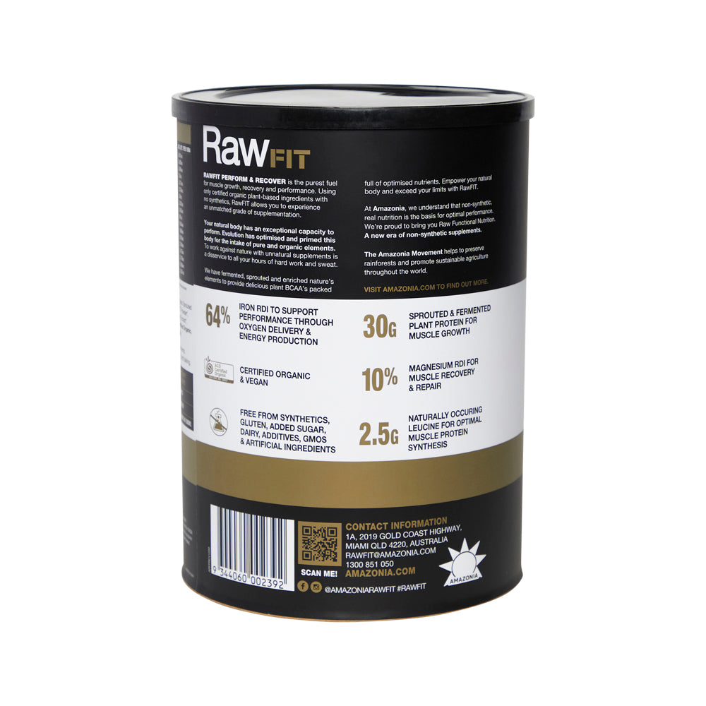 Amazonia Rawfit Protn Perform Recover Crmy Vanilla 1.25kg